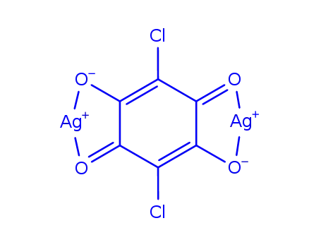 Silver, [mu-[2,5-dichloro-3,6-di(hydroxy-kappaO)-2,5-cyclohexadiene-1,4-dionato(2-)-kappaO:kappaO']]di-