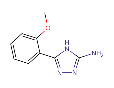 Molecular Structure of 303192-36-1 (5-(2-Methoxyphenyl)-4H-1,2,4-triazol-3-amine)