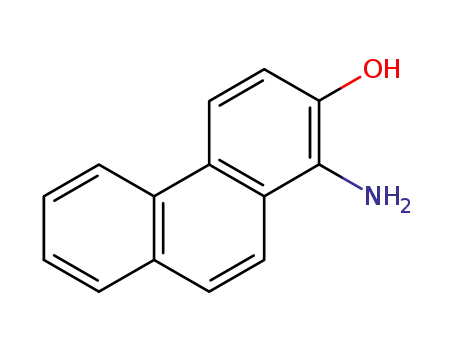 Molecular Structure of 23070-75-9 (1-Aminophenanthren-2-ol)