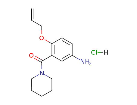 Methanone,[5-amino-2-(2-propen-1-yloxy)phenyl]-1-piperidinyl-, hydrochloride (1:1)