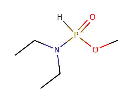 Molecular Structure of 26404-93-3 (methyl hydrogen diethylphosphoramidite)