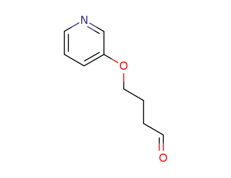 Molecular Structure of 228546-48-3 (Butanal, 4-(3-pyridinyloxy)- (9CI))