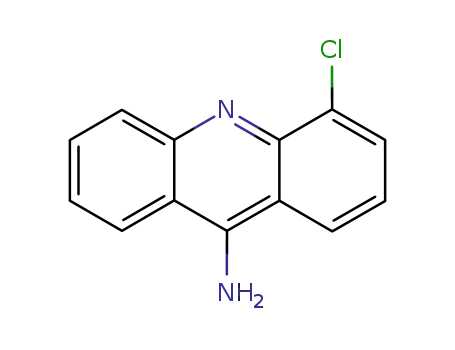 Molecular Structure of 23250-40-0 (4-Chloro-9-acridinamine)