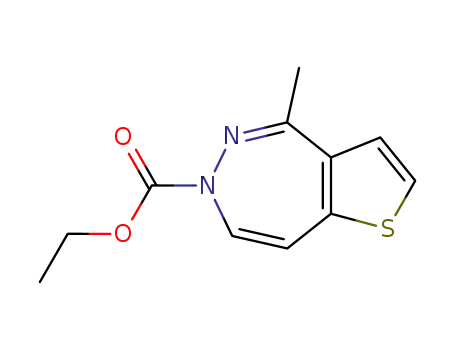 4-Methyl-thieno[3,2-d][1,2]diazepine-6-carboxylic acid ethyl ester