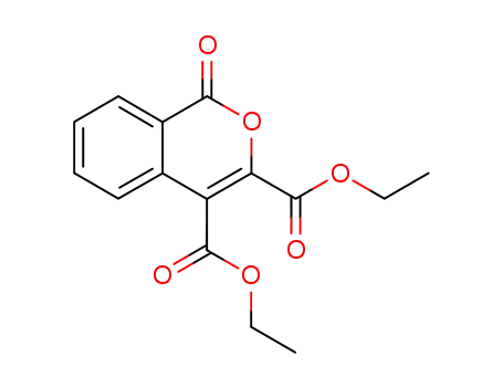 Molecular Structure of 101094-24-0 (3,4-Diethoxycarbonyl-isocumarin)