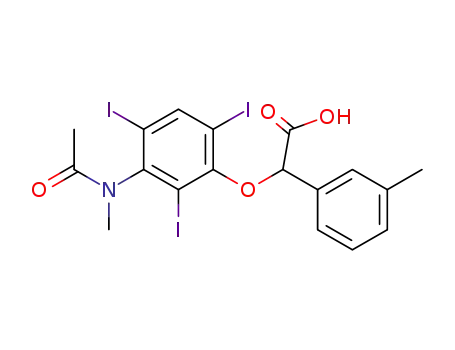 2-[3-(N-メチルアセチルアミノ)-2,4,6-トリヨードフェノキシ]-2-(m-トリル)酢酸