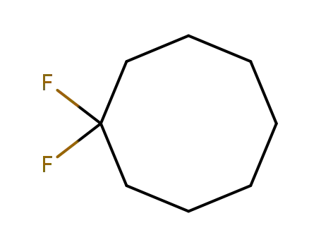 Molecular Structure of 23170-87-8 (1,1-Difluorocyclooctane)