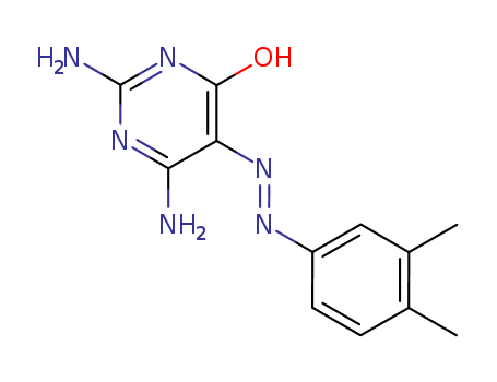 4(3H)-Pyrimidinone,2,6-diamino-5-[2-(3,4-dimethylphenyl)diazenyl]- cas  30296-46-9