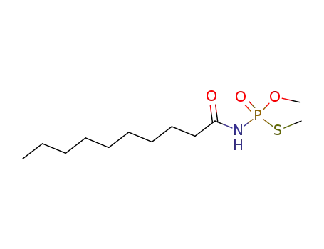 Molecular Structure of 30560-22-6 (O,S-dimethyl decanoylphosphoramidothioate)