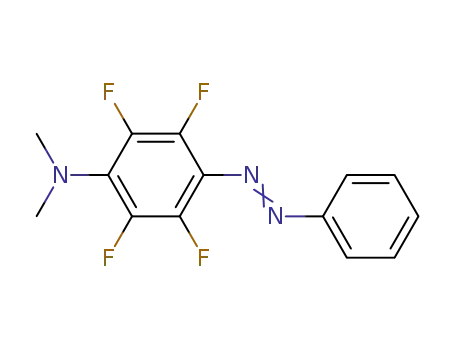 Molecular Structure of 22955-60-8 (2,3,5,6-tetrafluoro-N,N-dimethyl-4-[(E)-phenyldiazenyl]aniline)