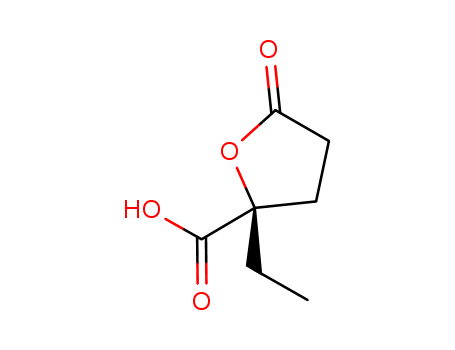 2-FURANCARBOXYLIC ACID 2-ETHYLTETRAHYDRO-5-OXO-,(2S)-