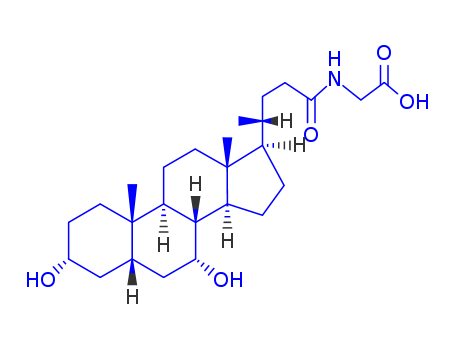 Glycine, N-[(3a,5b,7b)-3,7-dihydroxy-24-oxocholan-24-yl]-