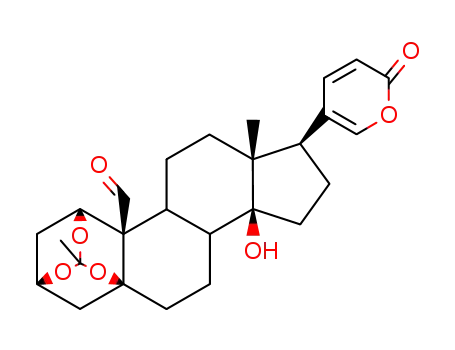 Molecular Structure of 23044-66-8 (Besaldegenin 1,3,5-orthoacetate)