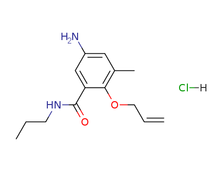 Benzamide, 5-amino-3-methyl-2-(2-propenyloxy)-N-propyl-, monohydrochlo ride (9CI)