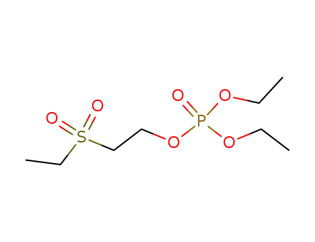 Phosphoric acid, diethyl 2-(ethylsulfonyl)ethyl ester