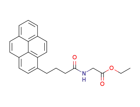 Molecular Structure of 1360194-78-0 (N-[1-oxo-4-(1-pyrenyl)butyl]-glycine ethyl)