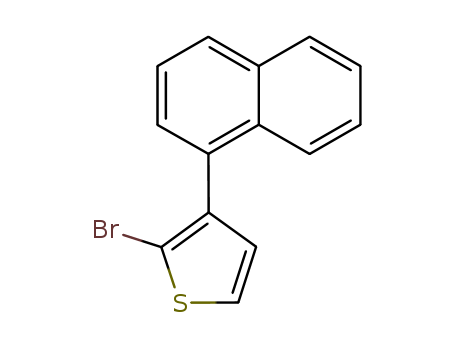 Thiophene,2-bromo-3-(1-naphthalenyl)-