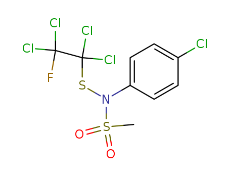 N-(4-chlorophenyl)-N-(1,1,2,2-tetrachloro-2-fluoroethyl)sulfanylmethanesulfonamide