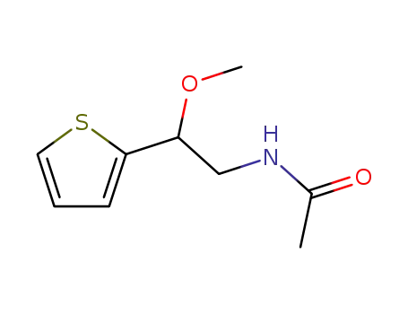 <i>N</i>-(2-methoxy-2-[2]thienyl-ethyl)-acetamide