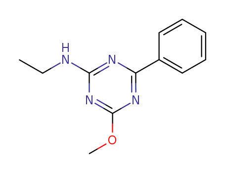 Molecular Structure of 30369-39-2 (N-ethyl-4-methoxy-6-phenyl-1,3,5-triazin-2-amine)