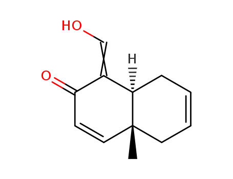 (+/-)-1-hydroxymethylene-4a-methyl-(4a<i>r</i>,8a<i>t</i>)-4a,5,8,8a-tetrahydro-1<i>H</i>-naphthalen-2-one