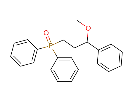 Molecular Structure of 22966-75-2 ((3-methoxy-3-phenylpropyl)(diphenyl)phosphane oxide)