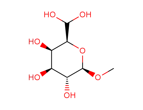 ba-D-갈락토-헥소디알도-1,5-피라노사이드, 메틸, 6-수화물(9CI)
