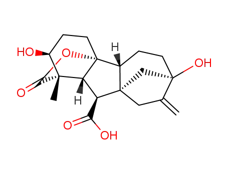 Molecular Structure of 545-97-1 (Gibberellin A1)