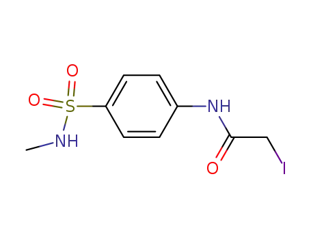 Molecular Structure of 22795-63-7 (2-iodo-N-[4-(methylsulfamoyl)phenyl]acetamide)