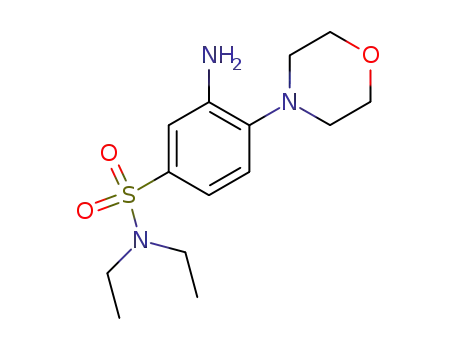 Molecular Structure of 22745-68-2 (3-AMINO-N,N-DIETHYL-4-MORPHOLIN-4-YL-BENZENESULFONAMIDE)