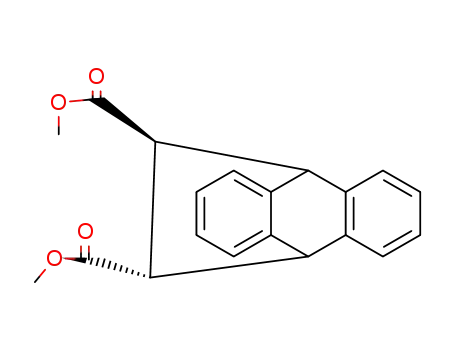 Molecular Structure of 23194-04-9 (trans-9,10-dihydro-9,10-ethanoanthracene-11,12-dicarboxylic acid dimethyl ester)
