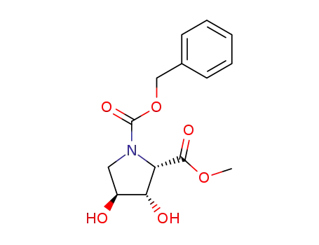 (2S,3S,4S)-1-benzyloxycarbonyl-3,4-dihydroxy-2-methoxycarbonylpyrrolidine