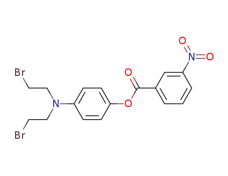 4-[비스(2-브로모에틸)아미노]페닐=3-니트로벤조에이트