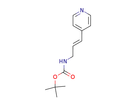 (3-pyridin-4-yl-allyl)-carbamic acid <i>tert</i>-butyl ester