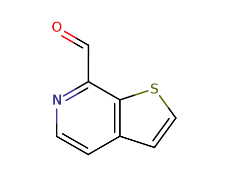 Molecular Structure of 30434-08-3 (Thieno[2,3-c]pyridine-7-carboxaldehyde (8CI))