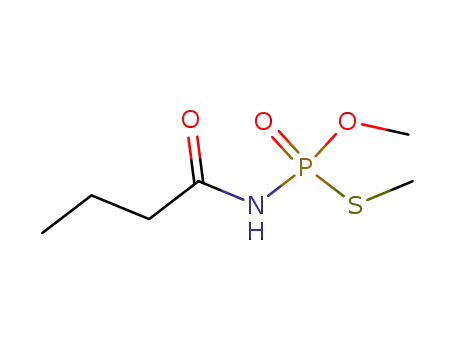 Molecular Structure of 30560-26-0 (N-(methoxy-methylsulfanyl-phosphoryl)butanamide)