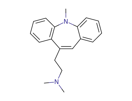 Molecular Structure of 30490-51-8 (10-(2-(Dimethylamino)ethyl)-5-methyl-5H-dibenz(b,f)azepine)