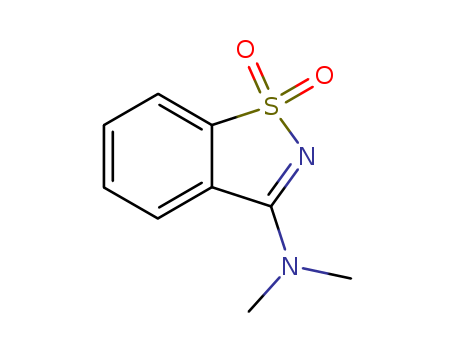 1,2-Benzisothiazol-3-amine,N,N-dimethyl-, 1,1-dioxide cas  22716-43-4