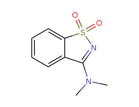Molecular Structure of 22716-43-4 (3-dimethylamino-psi-saccharin)