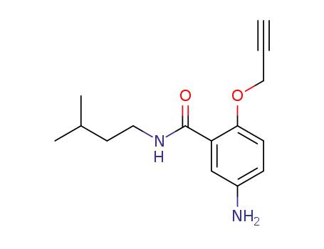 5-アミノ-N-イソペンチル-2-(2-プロピニルオキシ)ベンズアミド