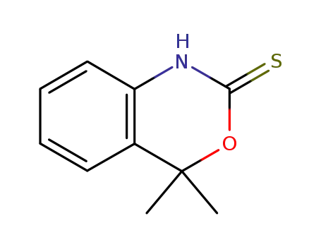 4H-3,1-Benzoxazin-2-thione, 1,2-dihydro-4,4-dimethyl-