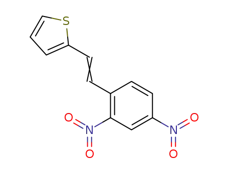 Molecular Structure of 23260-01-7 (2-[2-(2,4-dinitrophenyl)ethenyl]thiophene)