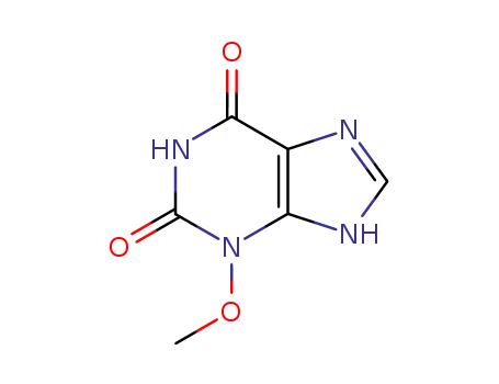 Molecular Structure of 30345-91-6 (3-methoxy-3,7-dihydro-1H-purine-2,6-dione)