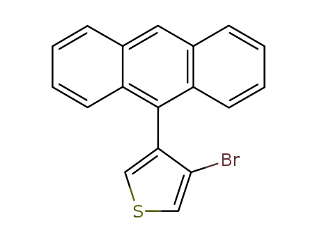 Molecular Structure of 30409-51-9 (3-(anthracen-9-yl)-4-bromothiophene)