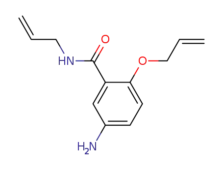 Molecular Structure of 30509-58-1 (N-Allyl-2-(allyloxy)-5-aminobenzamide)