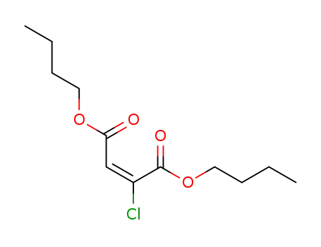 Molecular Structure of 22801-48-5 (dibutyl (2Z)-2-chlorobut-2-enedioate)
