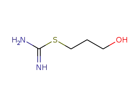 Molecular Structure of 2986-30-3 (<i>S</i>-(3-hydroxy-propyl)-isothiourea)