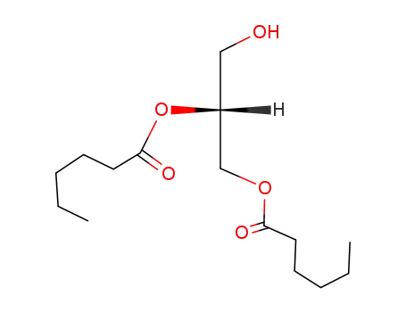 Molecular Structure of 75685-80-2 (1,2-DIOCTANOYL-SN-GLYCEROL)