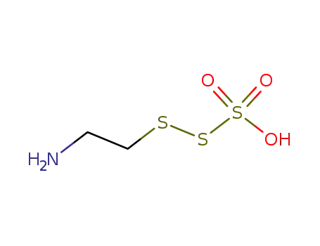 Molecular Structure of 30453-34-0 (1-amino-2-(sulfodisulfanyl)ethane)