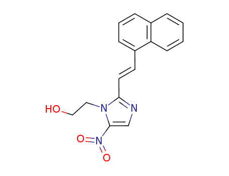 1H-Imidazole-1-ethanol,2-[2-(1-naphthalenyl)ethenyl]-5-nitro- cas  30529-25-0